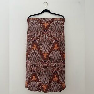 SHEIN Women’s High Waist Damask Print Skirt